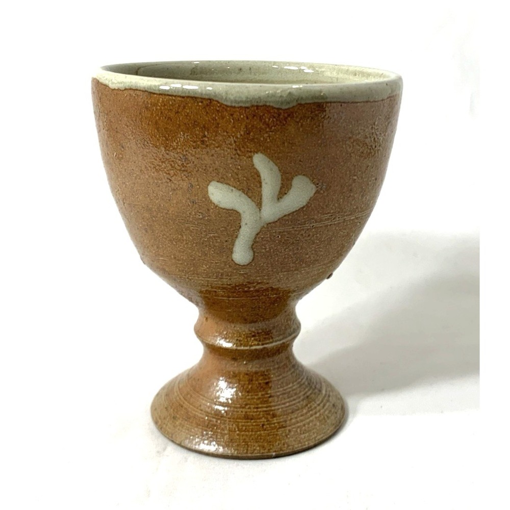 Cornwall Bridge Pottery Wine Goblet Todd Piker SIGNED Artisan Studio Chalice Cup